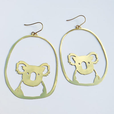 Denz Dangle Earrings / Gold